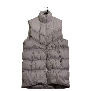 Nike Sportswear Windpuffer Therma-FIT Long Puffer Vest Platinum Violet Size XL